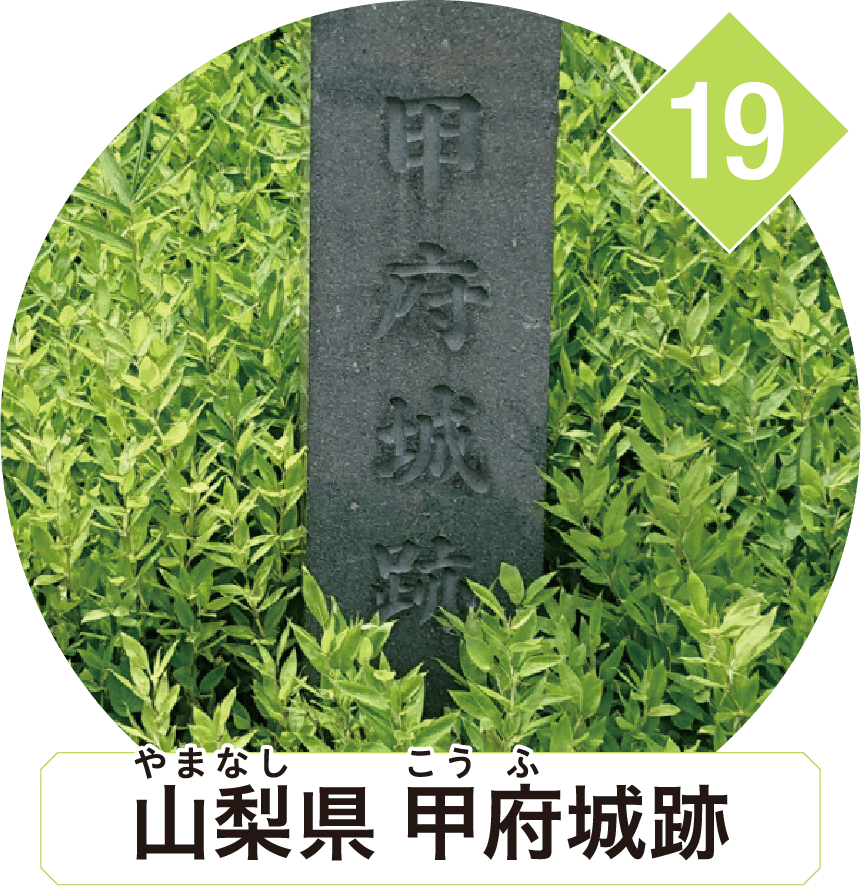 山梨県 甲府城跡
