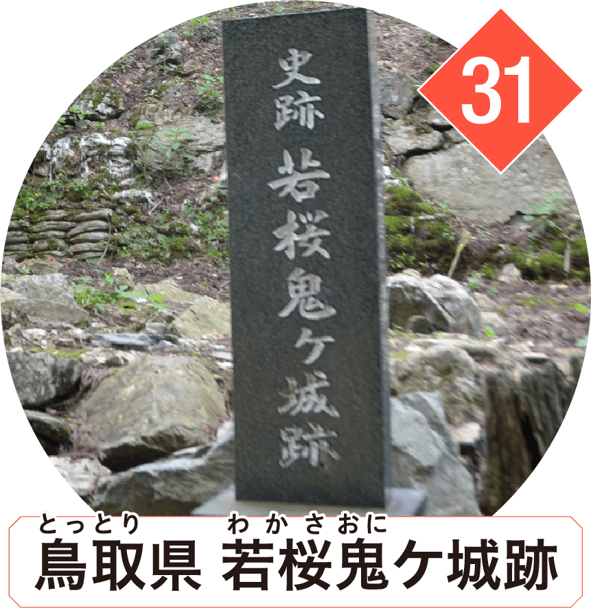 鳥取県 若狭鬼ケ城跡