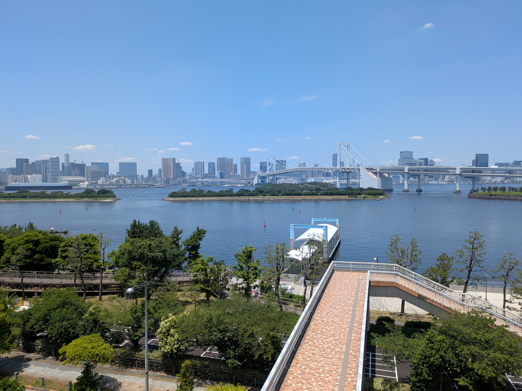 お台場から見た「品川御台場」