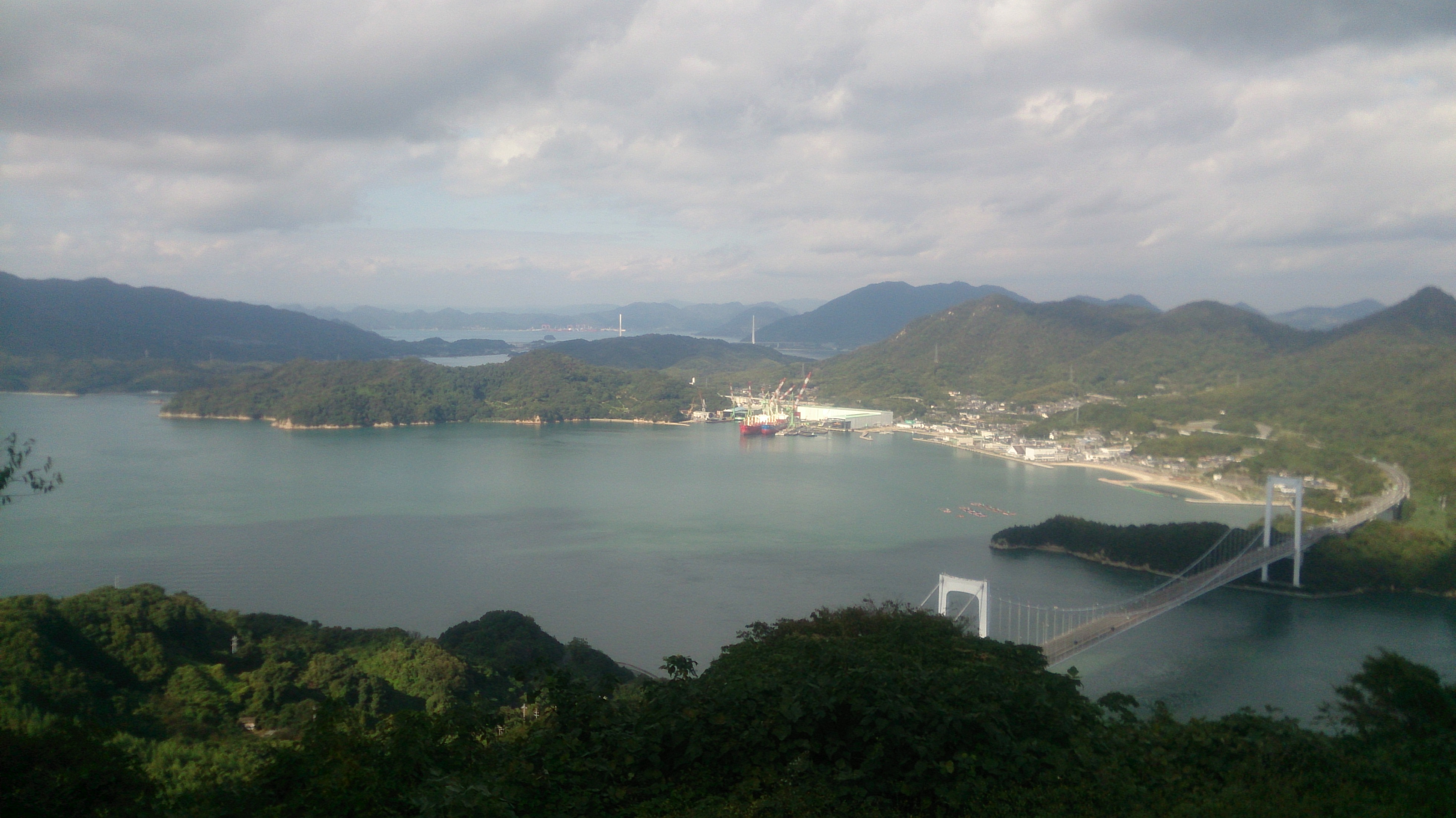 カレイ山展望公園から見る瀬戸内海
