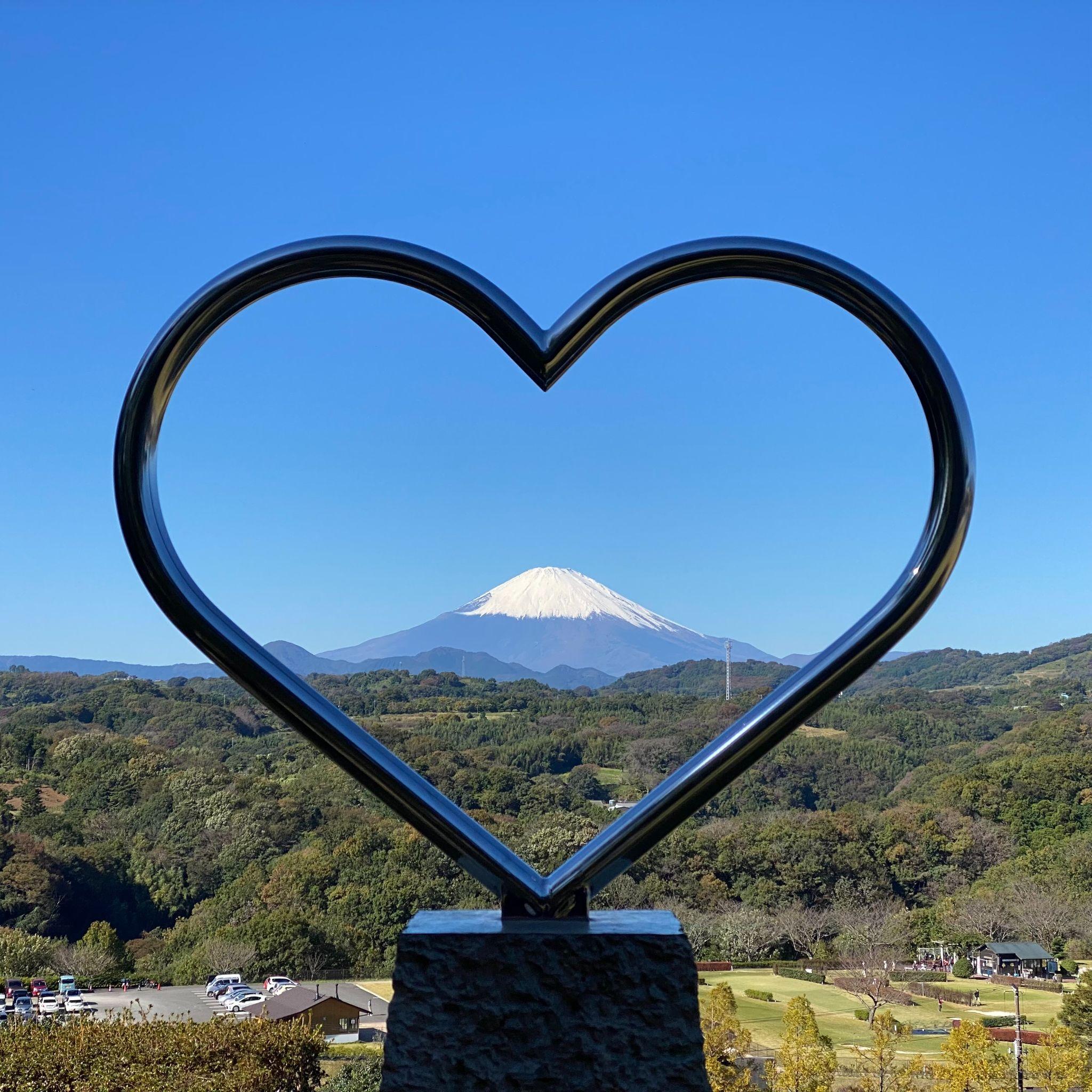 中井中央公園から見える富士山