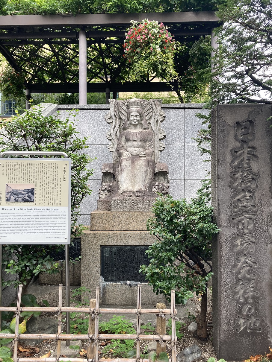 日本橋魚市場発祥の地