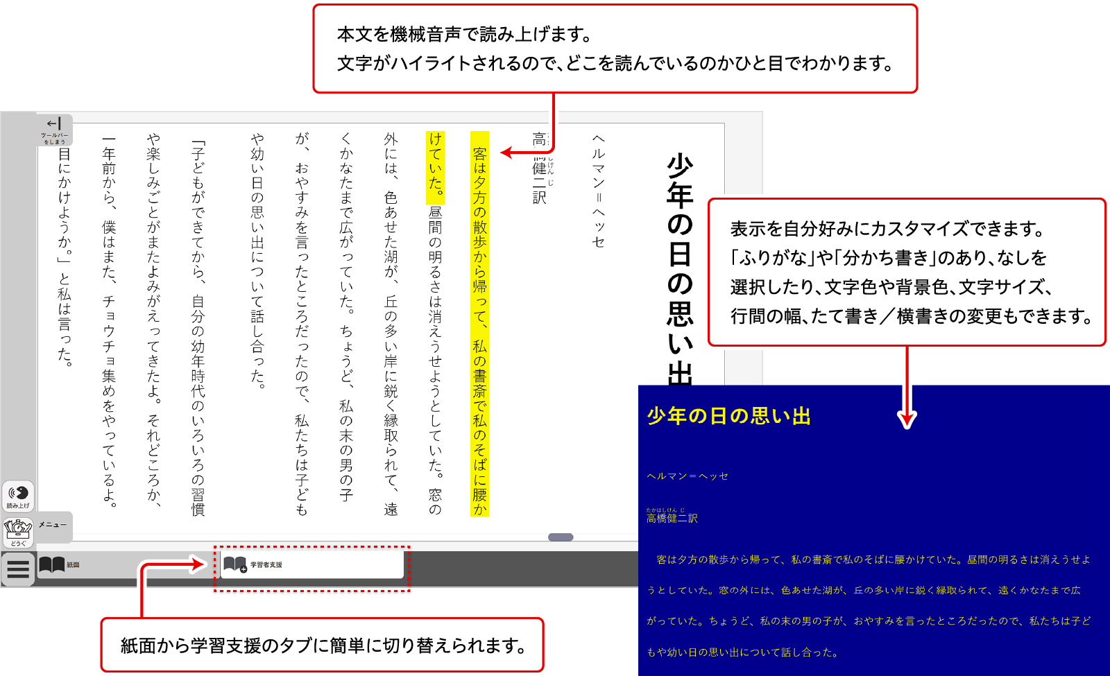 学習者支援機能 イメージ