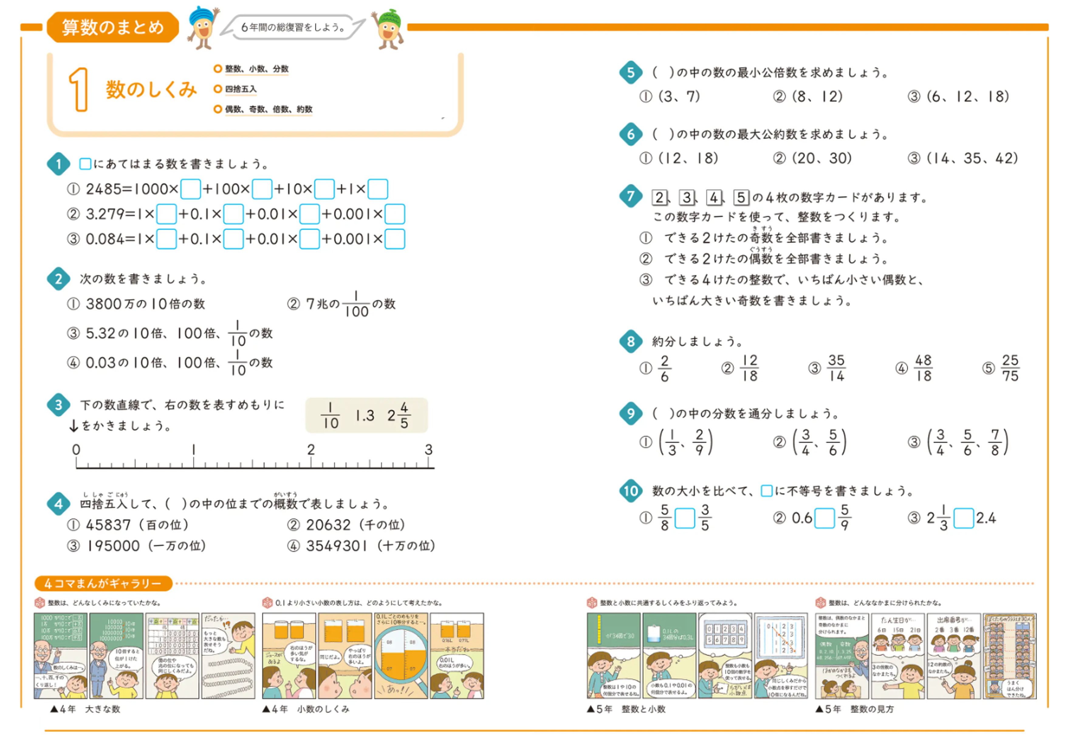 「算数のまとめ」イメージ