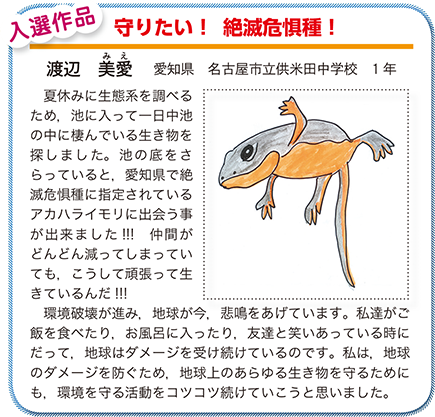 作品名［守りたい！絶滅危惧種！］の説明画像