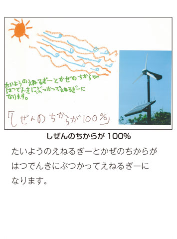 作品名［しぜんのちからが100％］の説明画像