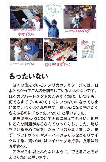 作品名［もったいない］の説明画像