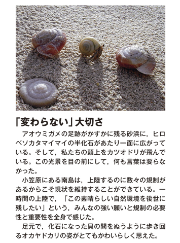 作品名［「変わらない」大切さ］の説明画像