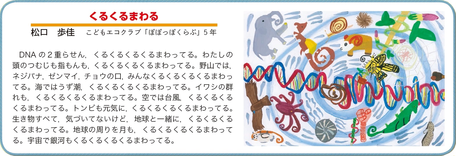 作品名［くるくるまわる］の説明画像