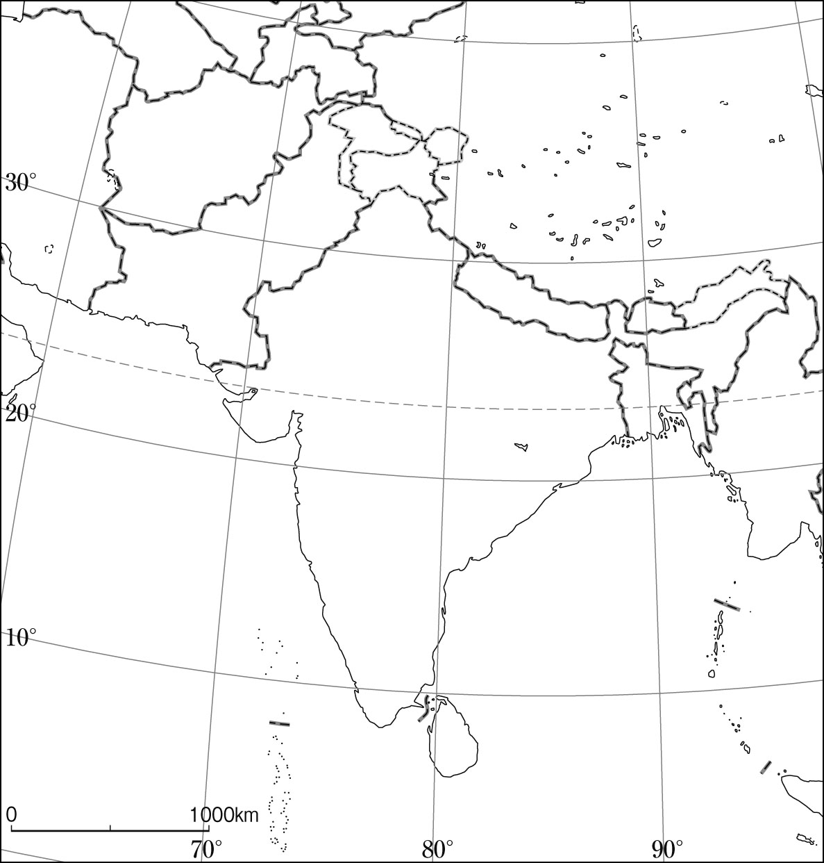 世界と日本の白地図データ 教育出版