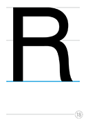 大文字R