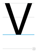 大文字V