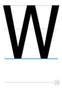 大文字W