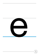 小文字e