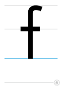 小文字f