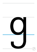 小文字g