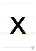 小文字x