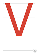 大文字V