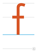 小文字f