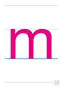小文字m