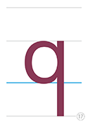 小文字q