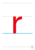 小文字r