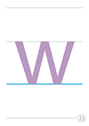 小文字w