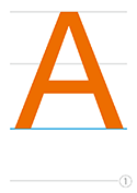 大文字A