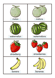 果物 野菜 児童用カードpdf 個別ダウンロード 教育出版