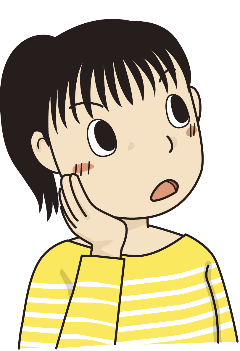 「なんでだろう?」の表情